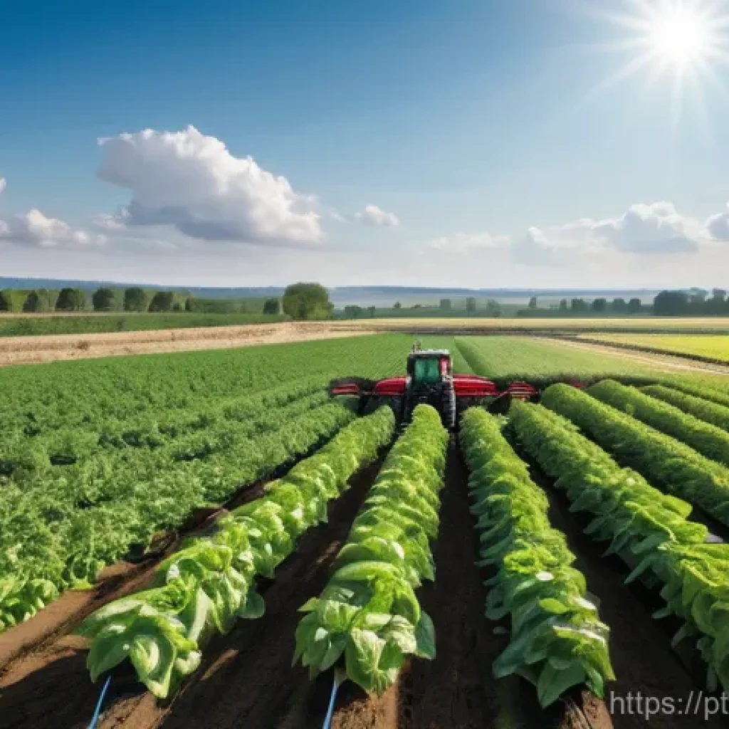 기상조절 기술의 경제적 영향 분석 - **A highly advanced, sustainable farm utilizing climate control technology.**
    *   **Description:...